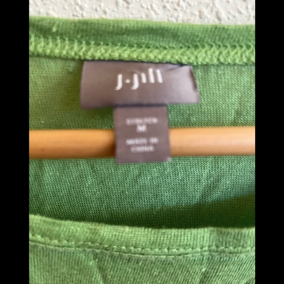 J.Jill green linen shirt - Picture 5 of 6